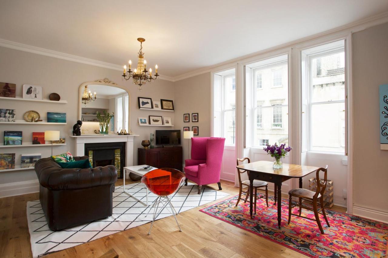 1 Bed Georgian Apartment In Bath City Centre Exterior foto