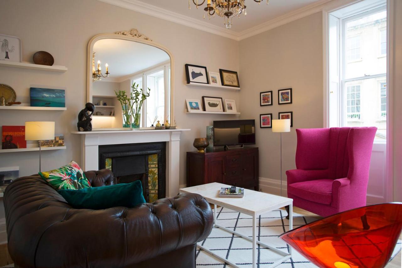 1 Bed Georgian Apartment In Bath City Centre Exterior foto